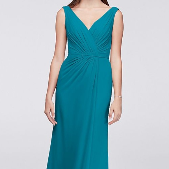 oasis blue chiffon dress